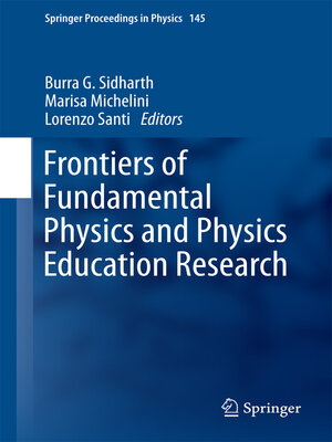 cover image of Frontiers of Fundamental Physics and Physics Education Research